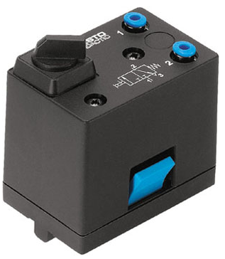 3/2 way valve with selection switch